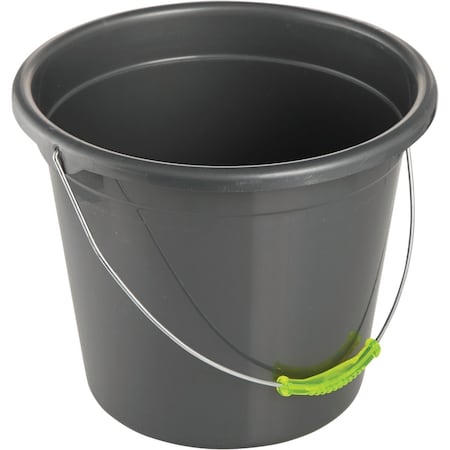 Smart Savers 10 Qt. Black Poly Bucket HA1372(ST)